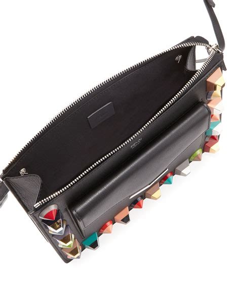 fendi mini studded pouch|Fendi small pouch.